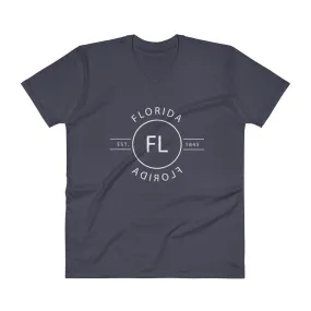 Florida - V-Neck T-Shirt - Reflections