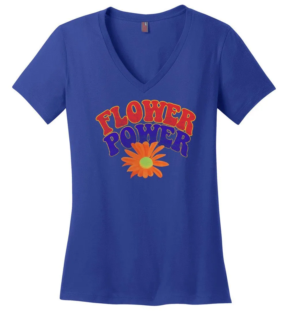 Flower Power V-neck