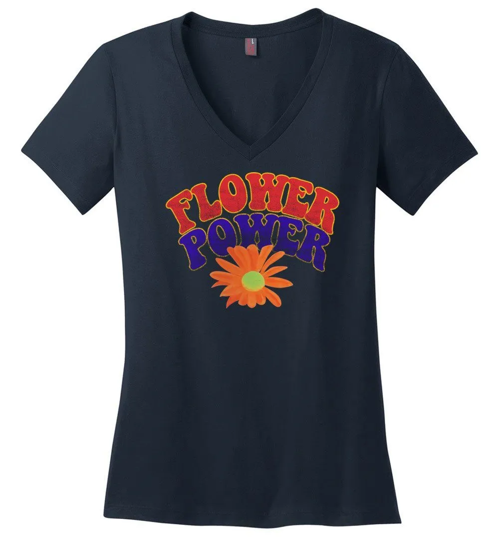 Flower Power V-neck