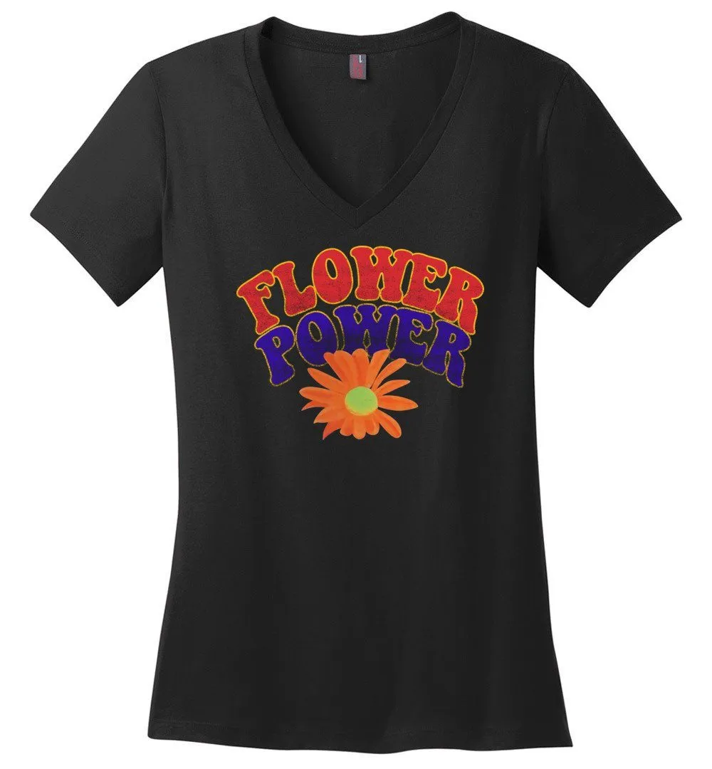 Flower Power V-neck