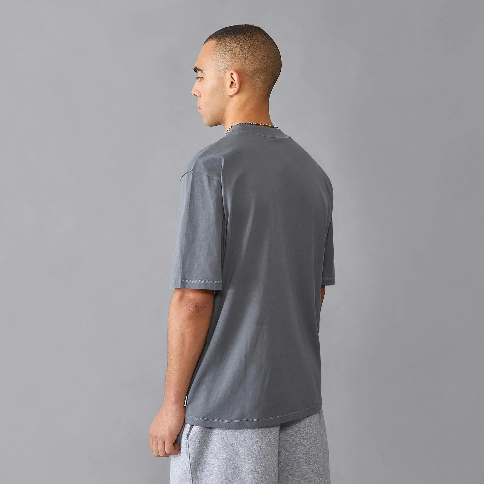 Formula 1 Tech Relaxed Fit Boucle T-Shirt - Grey/White