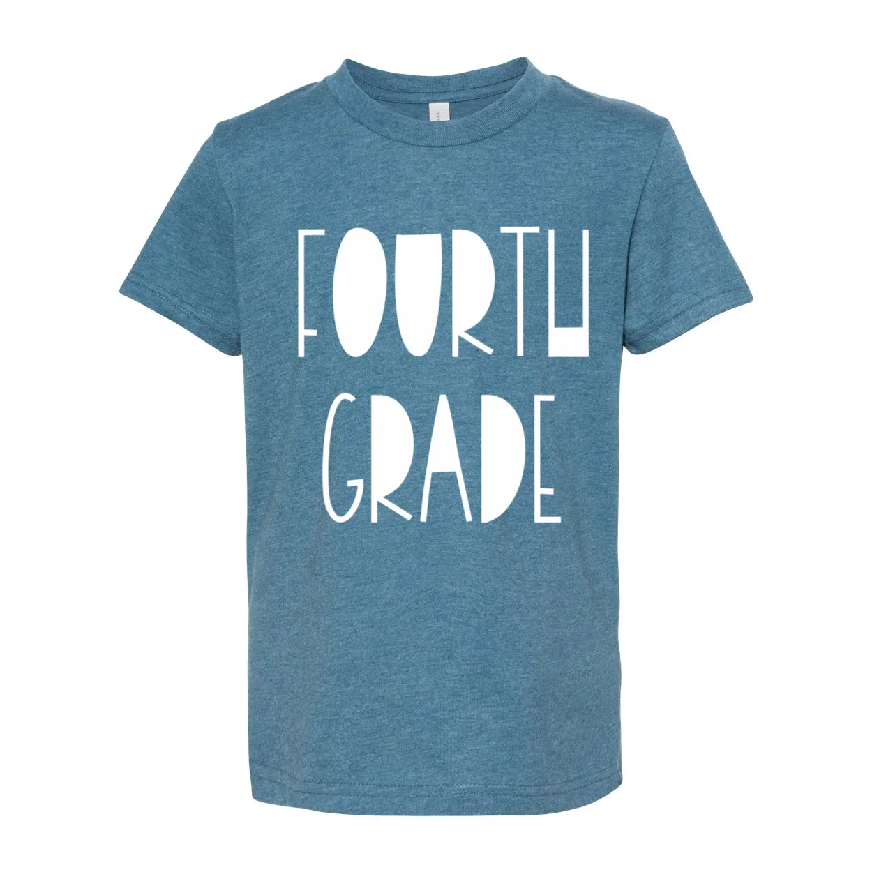 Fourth Grade YOUTH Funky Font Tee