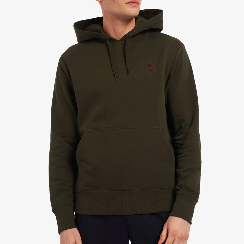 Fred Perry Embroidered Hooded Sweatshirt