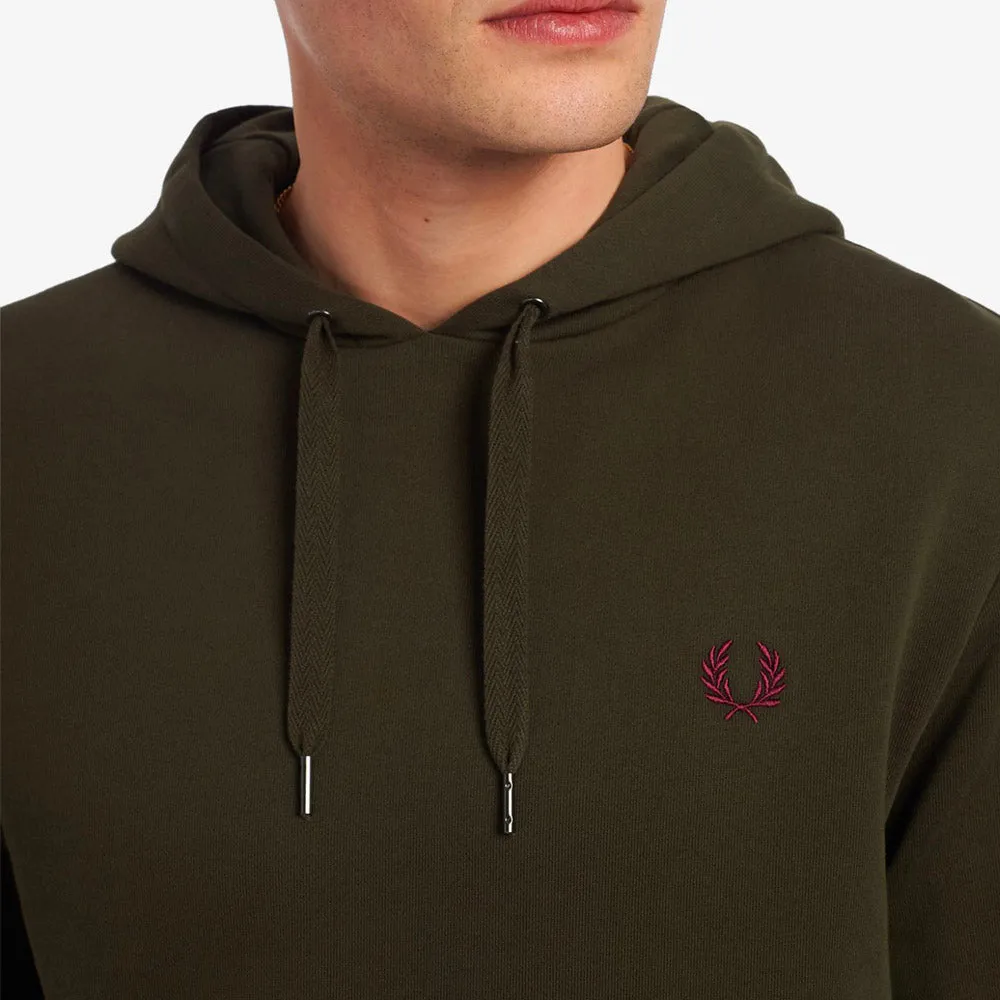 Fred Perry Embroidered Hooded Sweatshirt