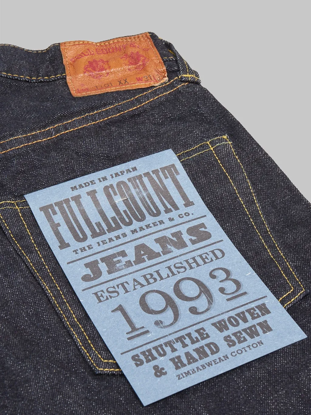 Fullcount 1101XXW 15.5oz Regular Straight Jeans