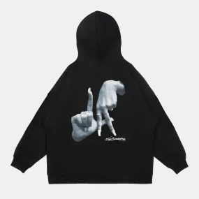 Gesture | Y2K Graphic Hoodie