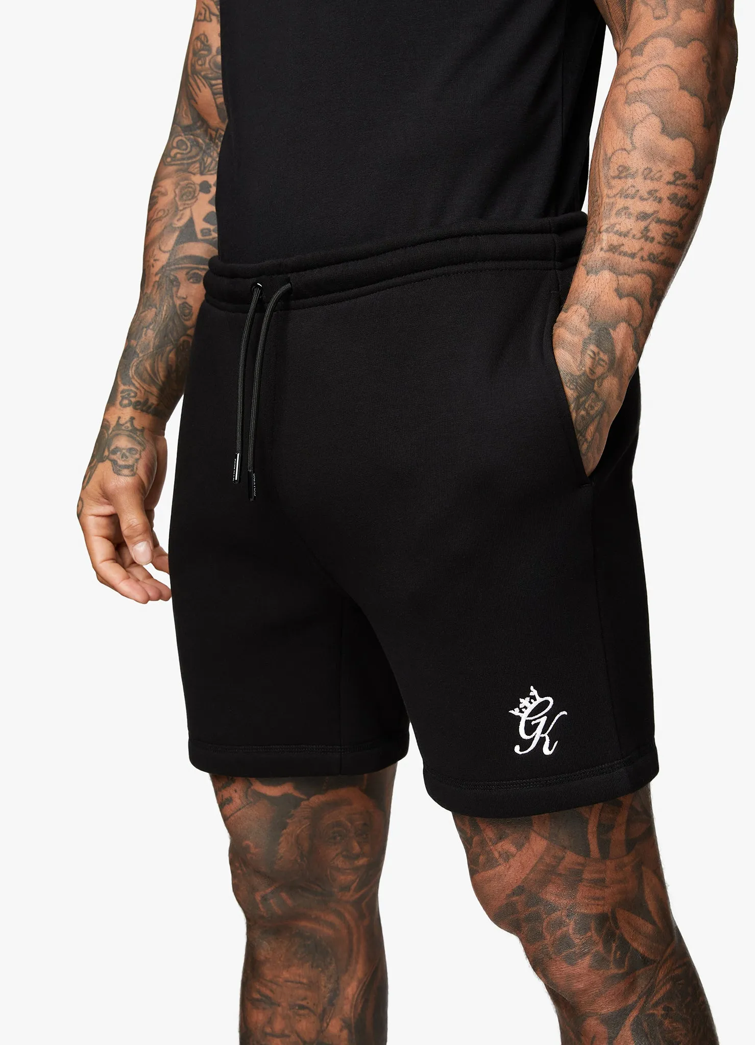 Gym King Fundamental Fleece Short - Black