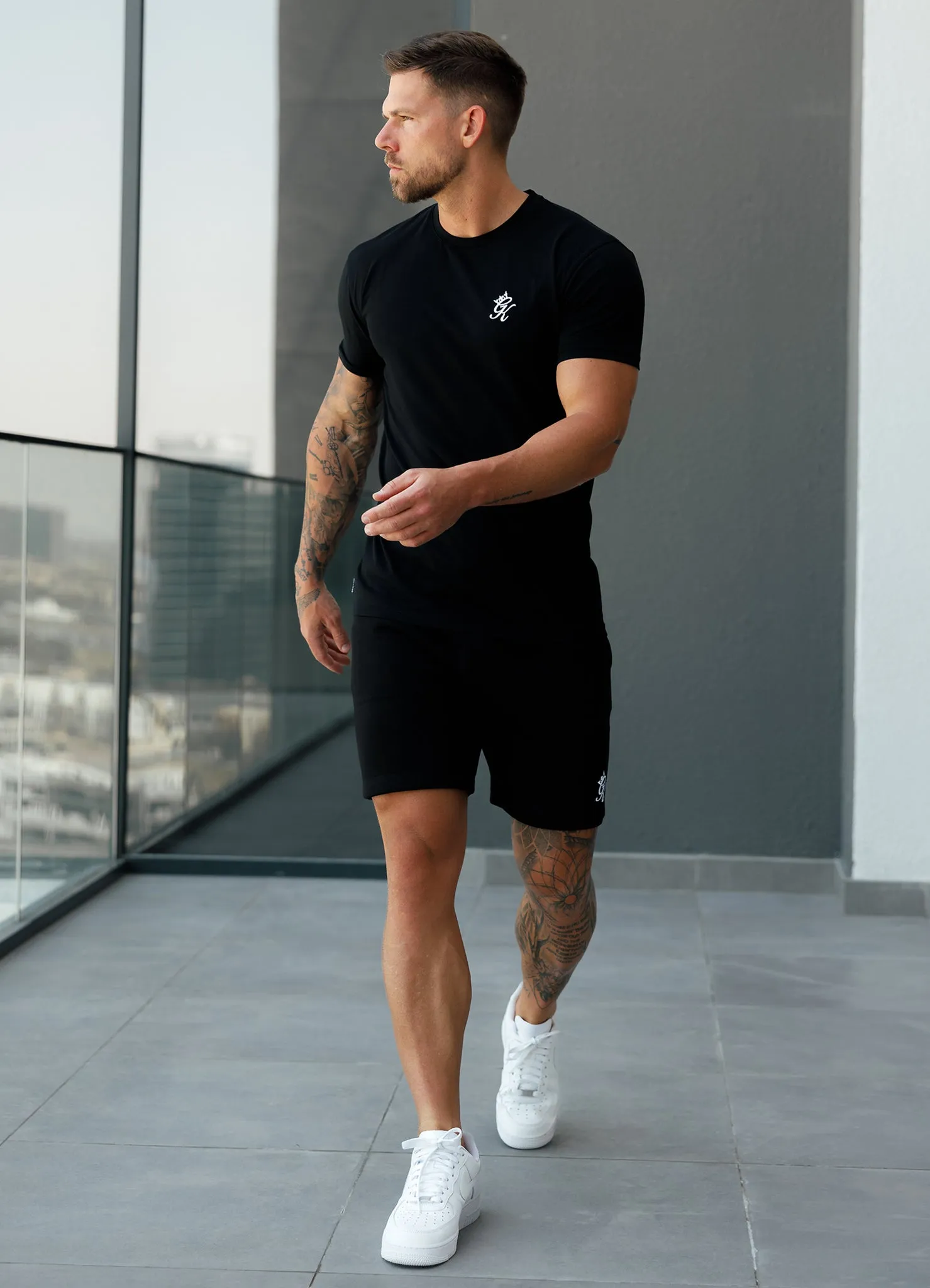 Gym King Fundamental Fleece Short - Black