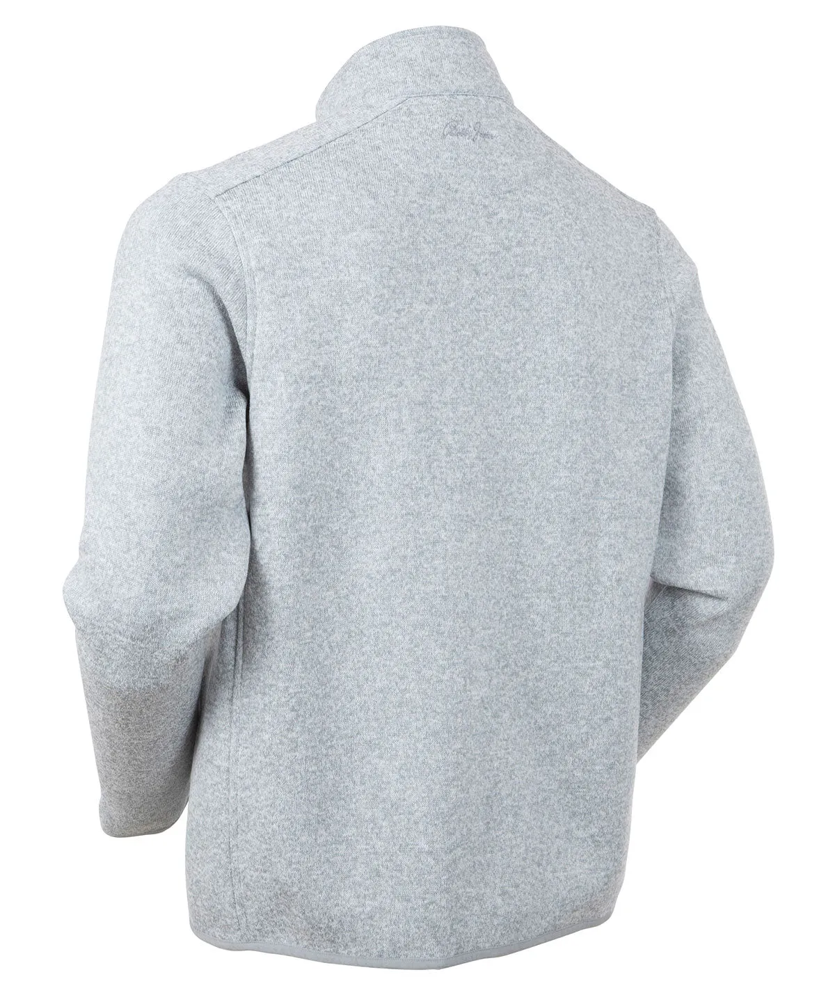 Heathered Quarter-Zip Performance Fleece Pullover