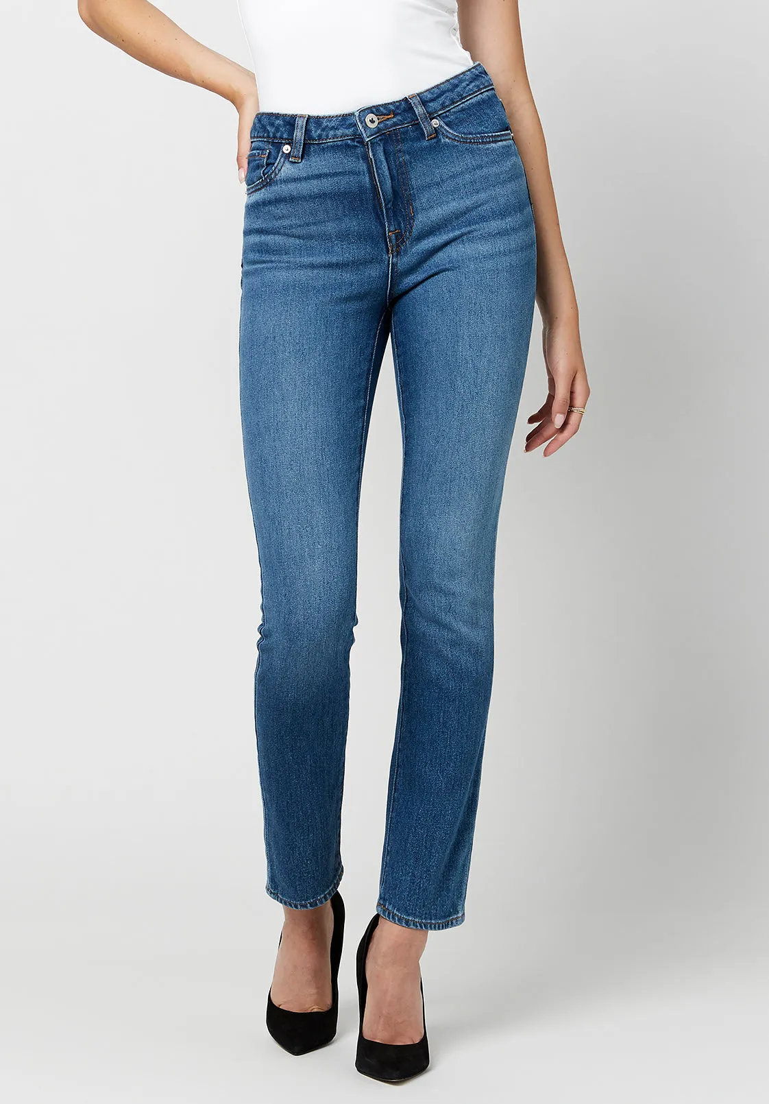 High Rise Straight Jayden Jeans - BL15777