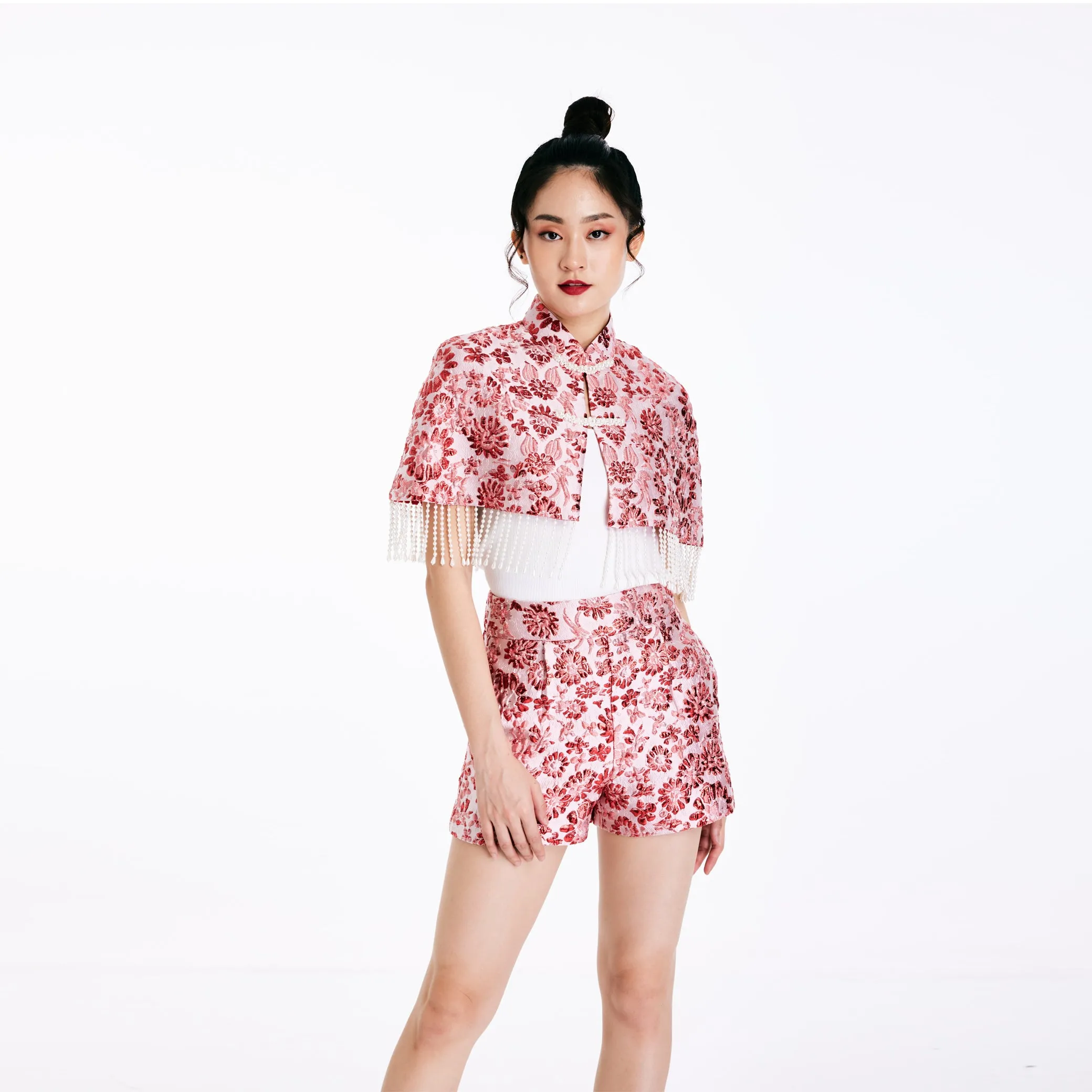 Hua Hua Brocade Shorts