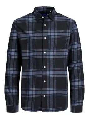 Jack & Jones Joshua Navy Check Shirt Navy