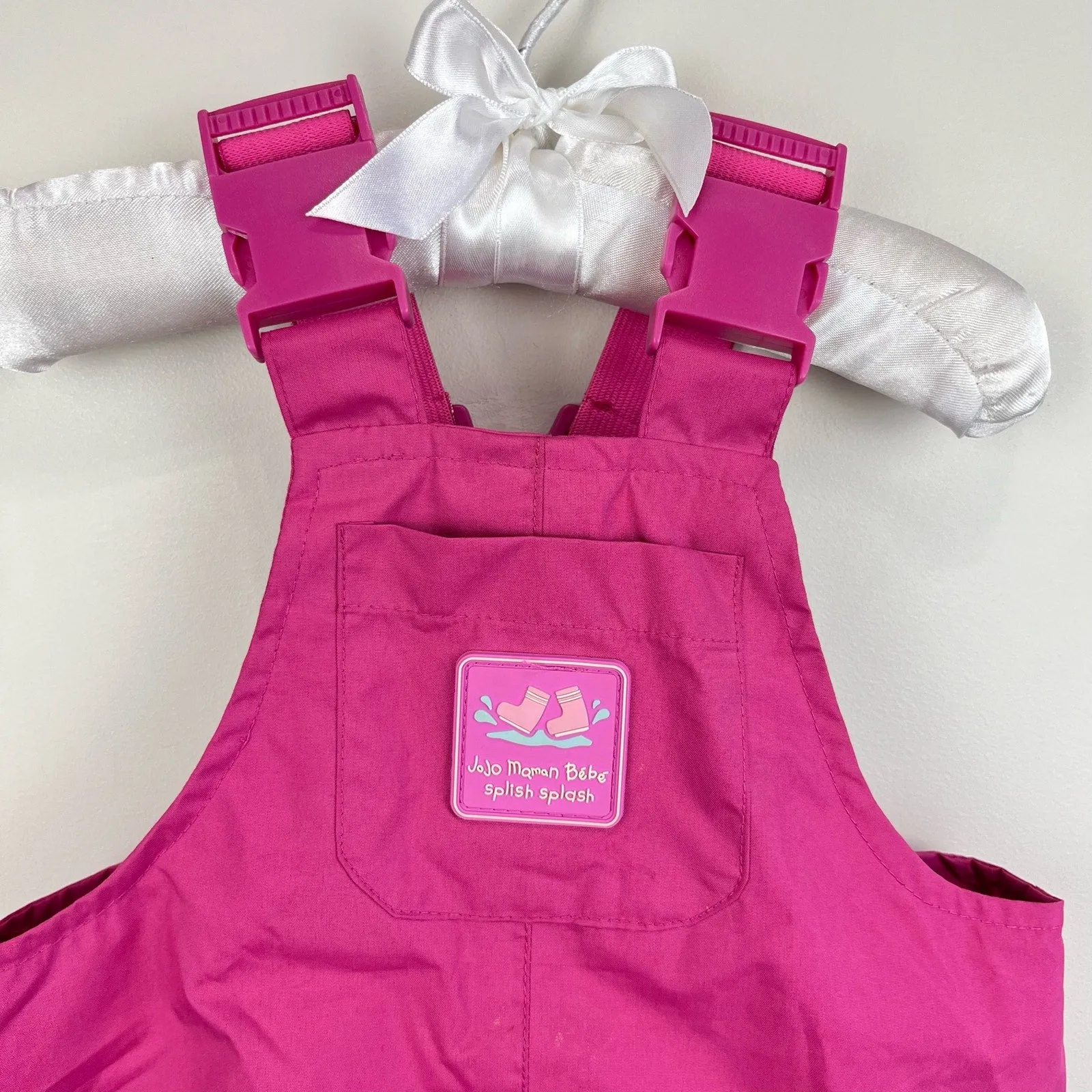 JoJo Maman Bebe Pack-Away Waterproof Dungarees 12-18 Months