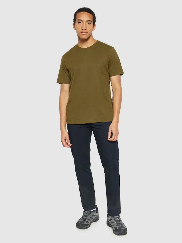 KCA 1010113 Agnar basic t-shirt 1100 dark olive men