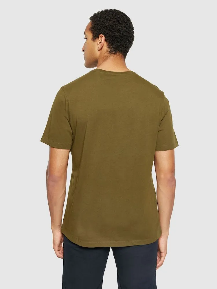 KCA 1010113 Agnar basic t-shirt 1100 dark olive men