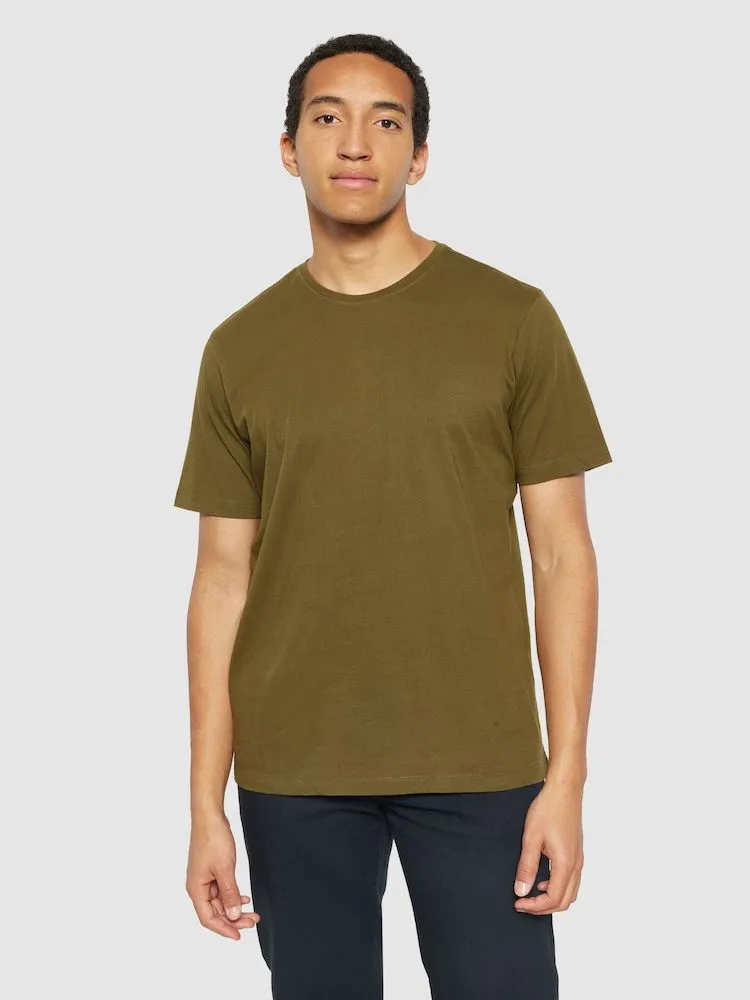 KCA 1010113 Agnar basic t-shirt 1100 dark olive men