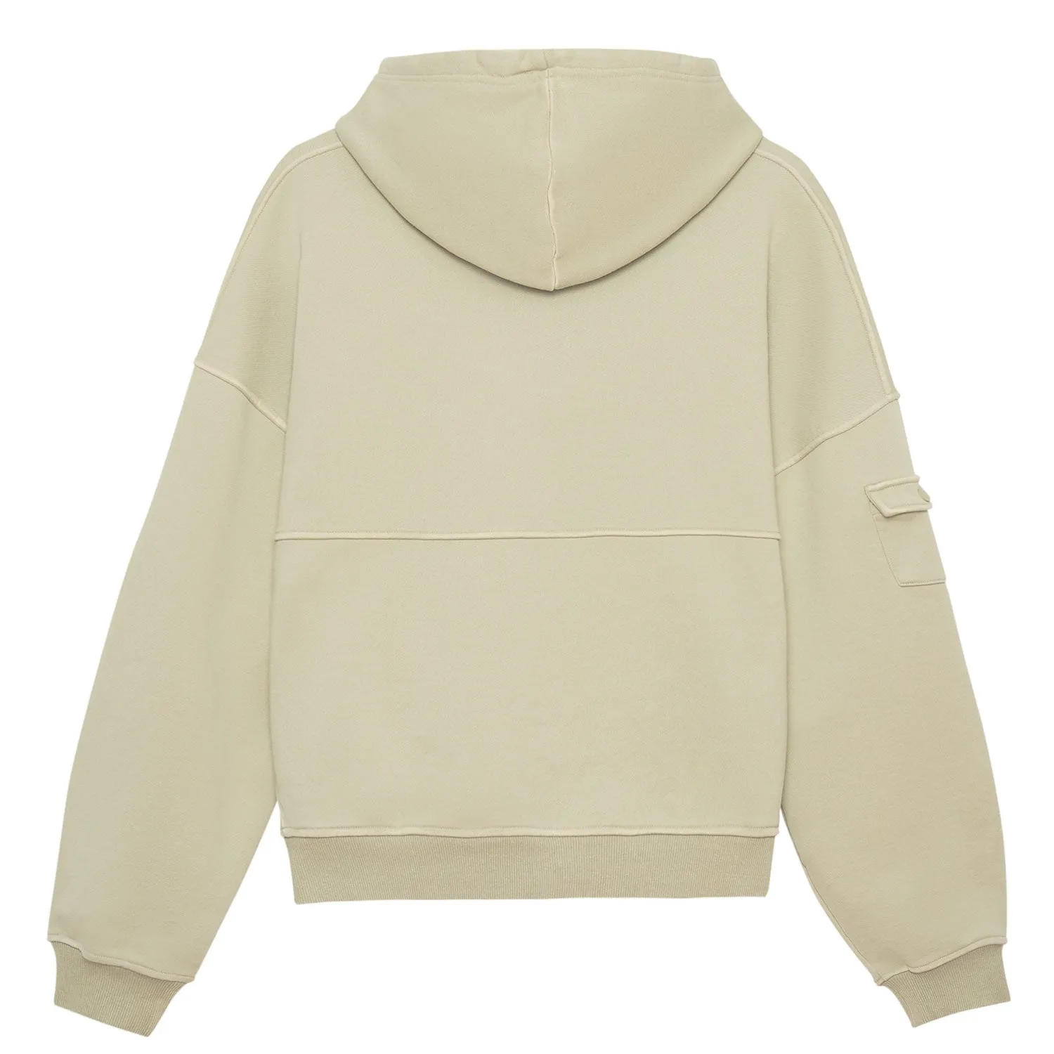 KHAKI CARGO HOODIE