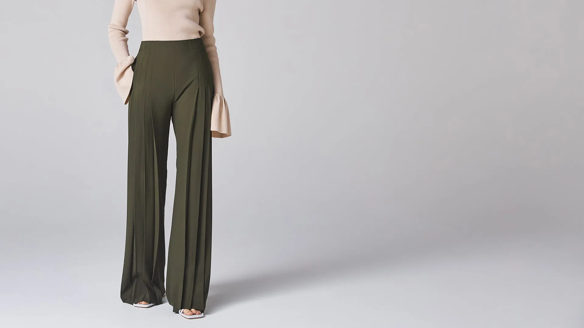 Khaki Green Bamboo Pants