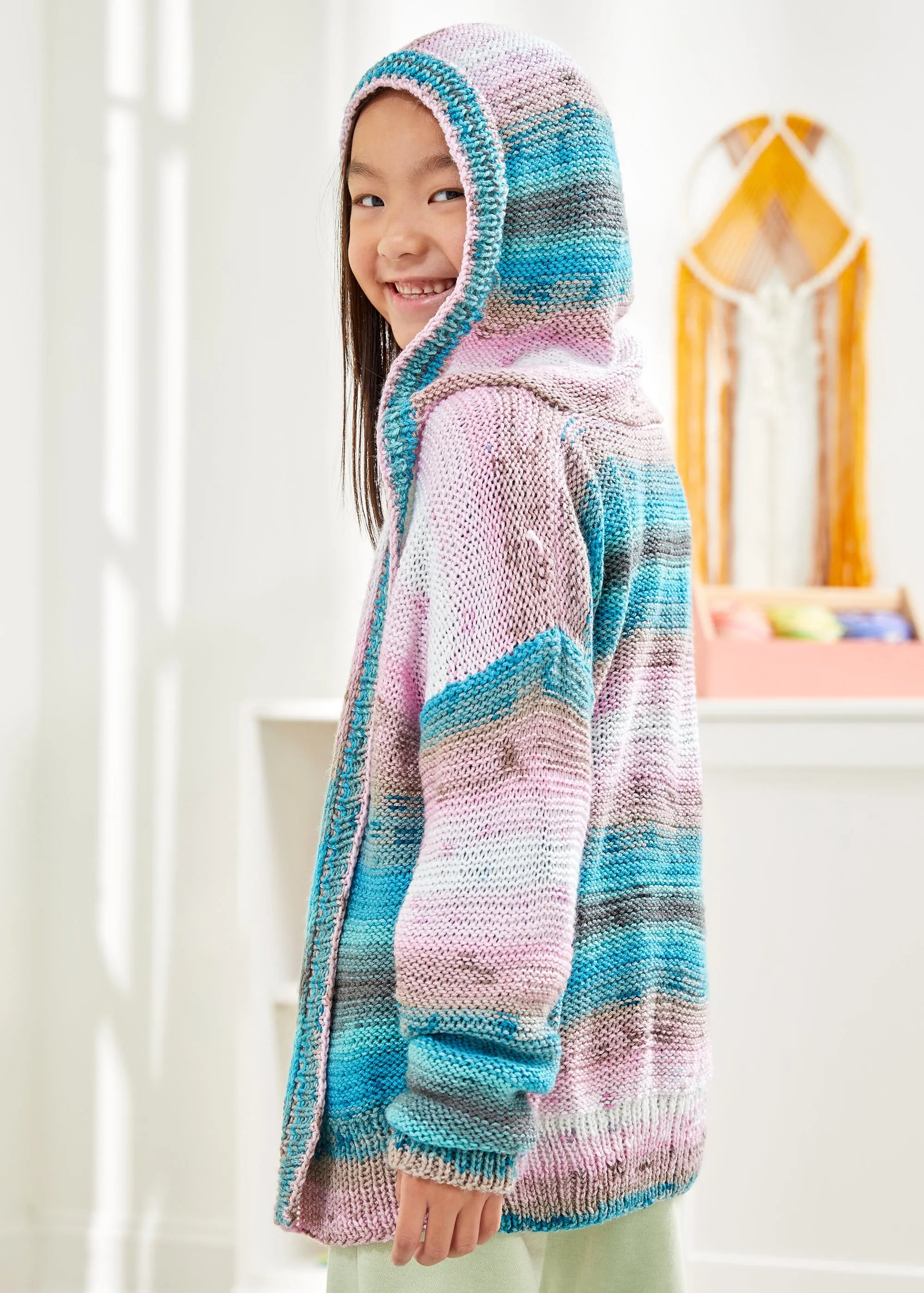 Kid's Hooded Cardi