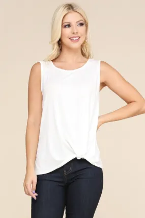 Knotted Tank- White