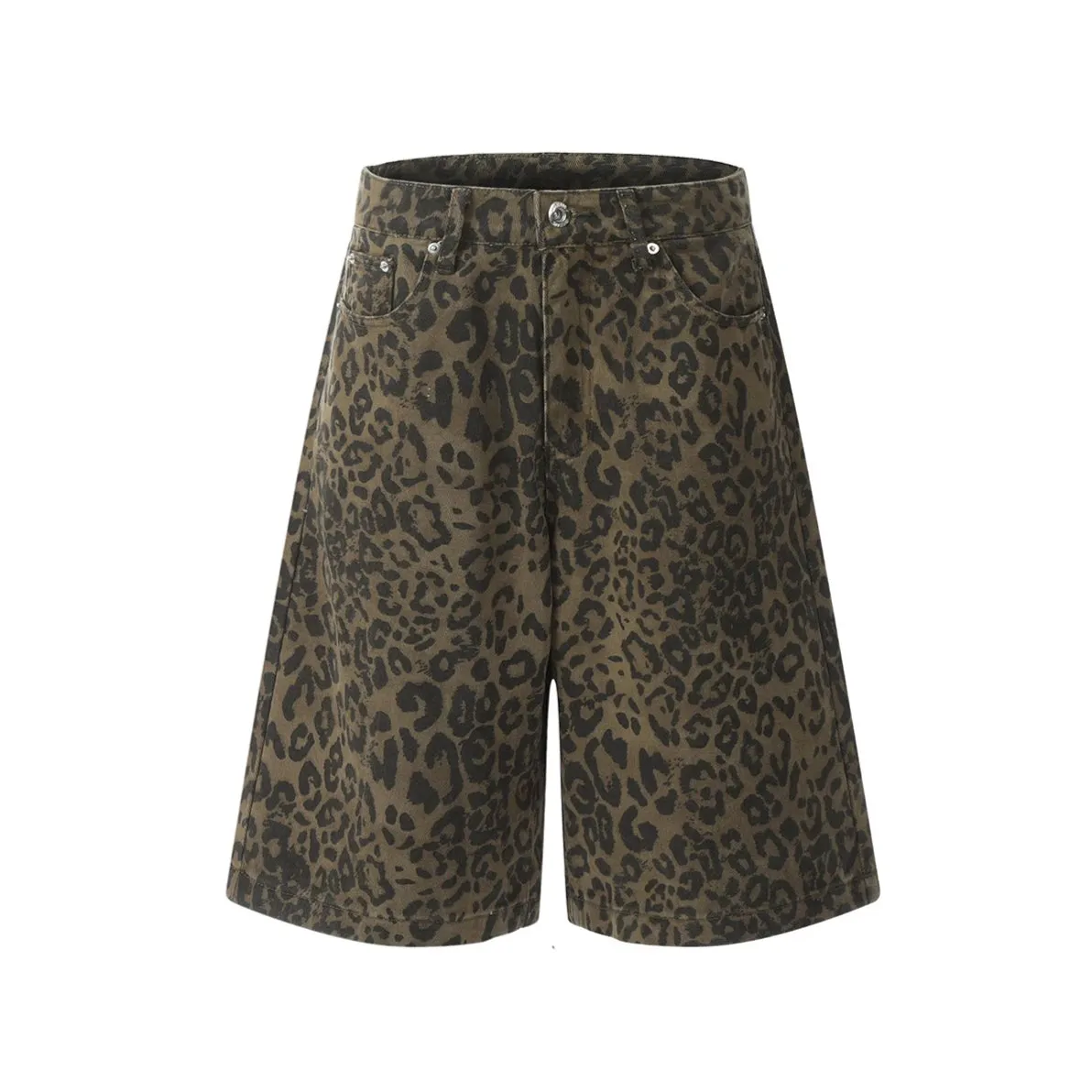 Leopard Print Jorts