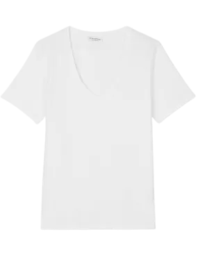 Marc O' Polo - V-neck T-Shirt White