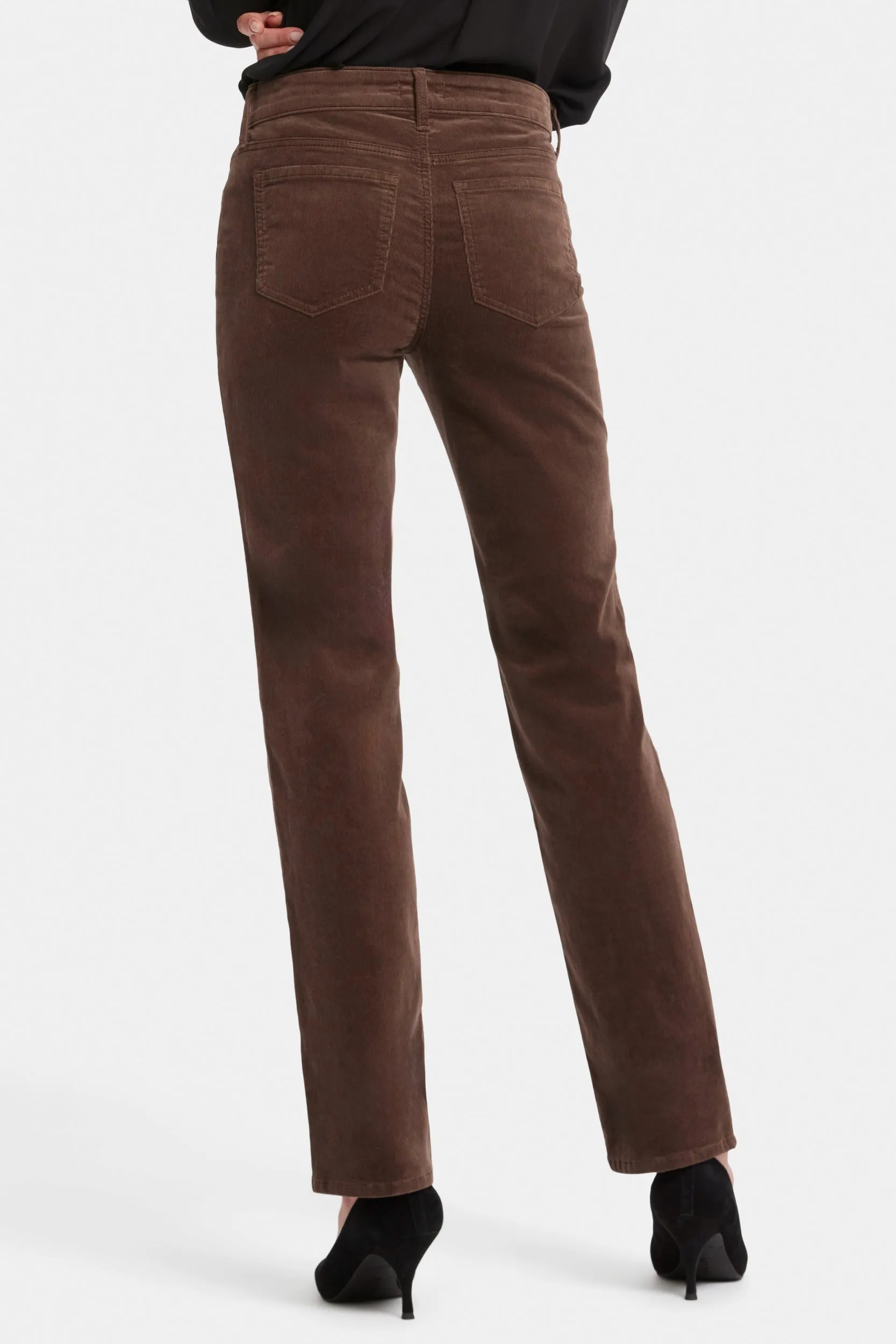 Marilyn Straight Corduroy Broek Bruin | Coffee Bean