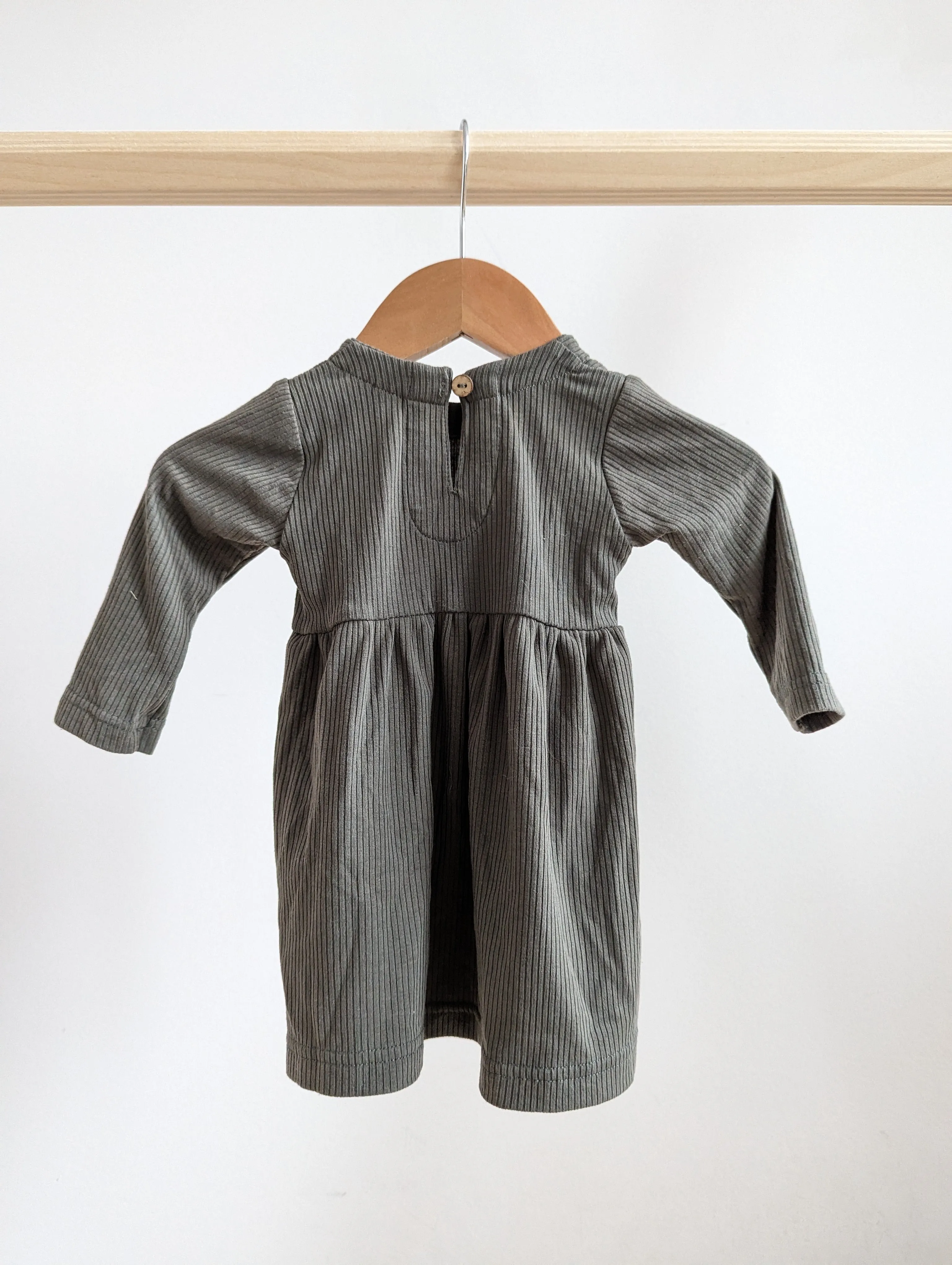 Mebie Baby Ribbed Swing Dress (0-3M)