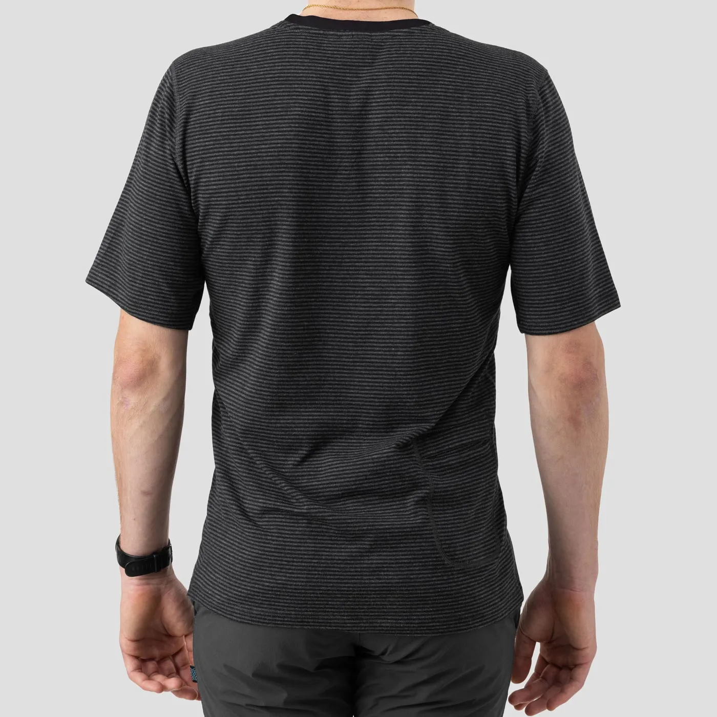 Men's Organic Riding Shirt  - Charcoal