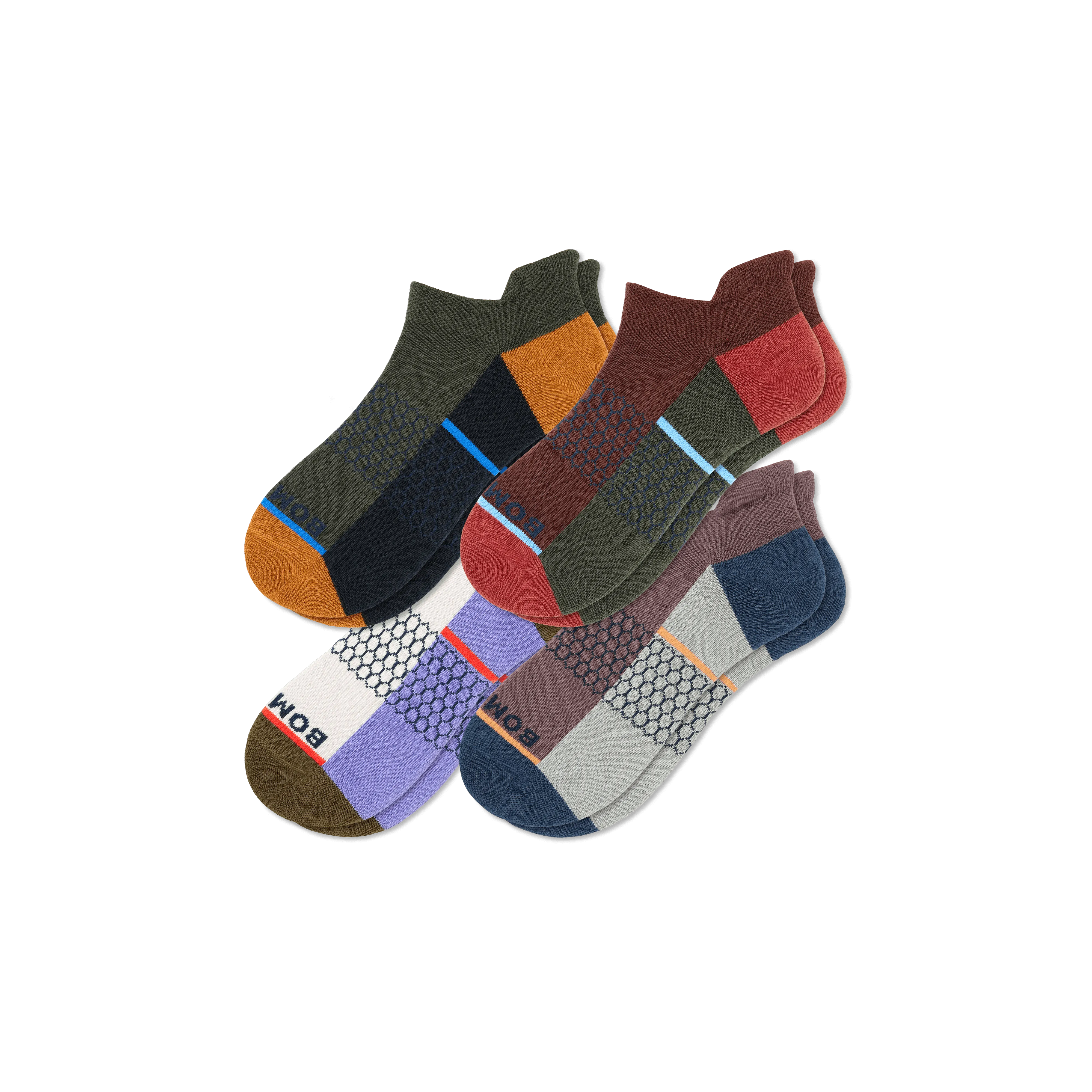 Men's Stripes Ankle Sock 4-Pack