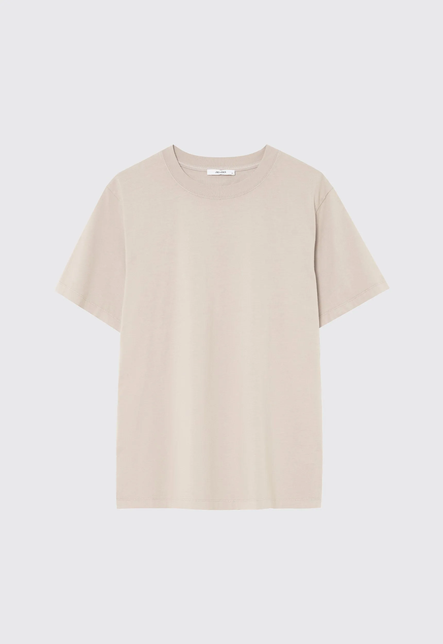 Mills Cotton Tee - Flaxen Beige