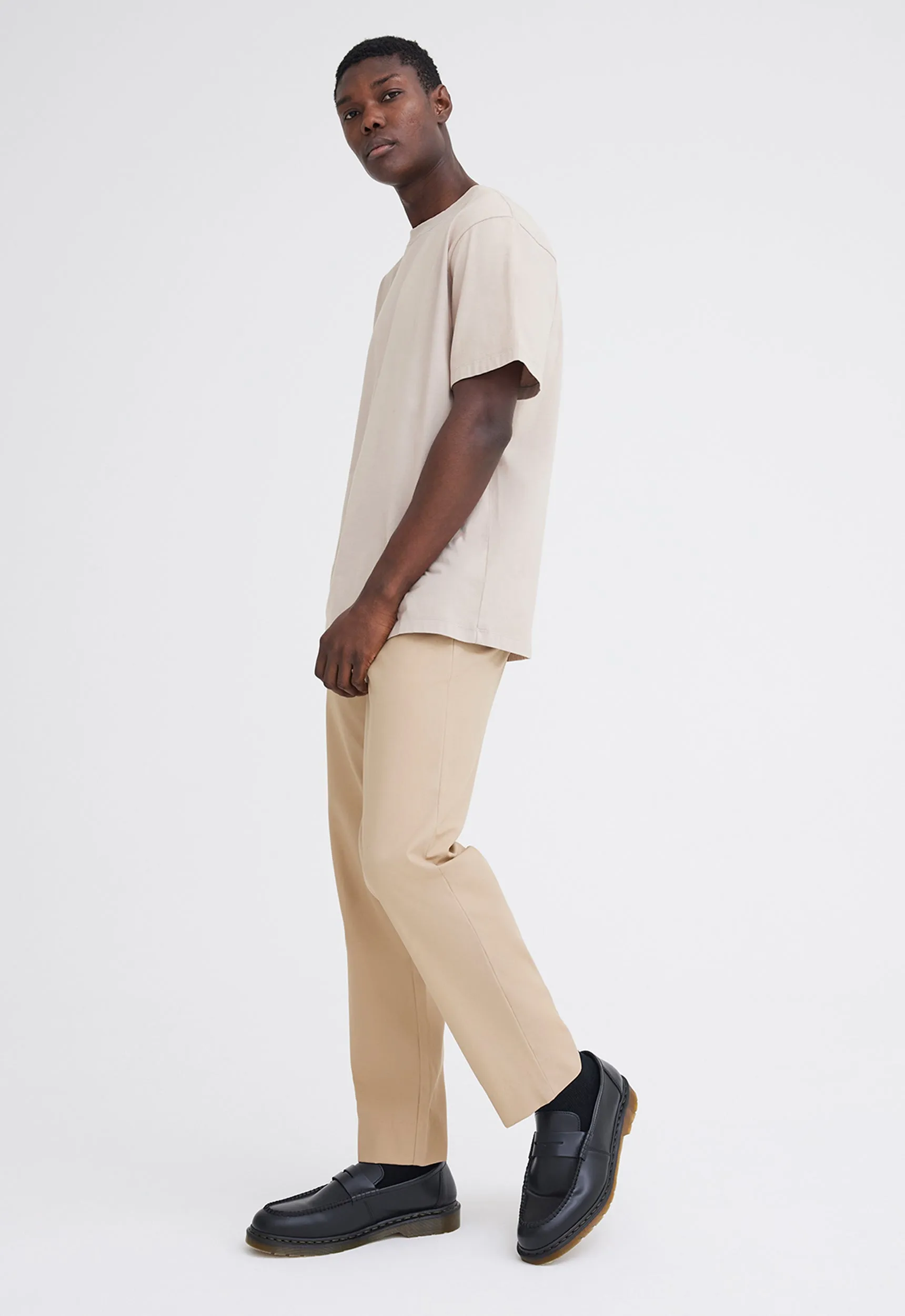 Mills Cotton Tee - Flaxen Beige