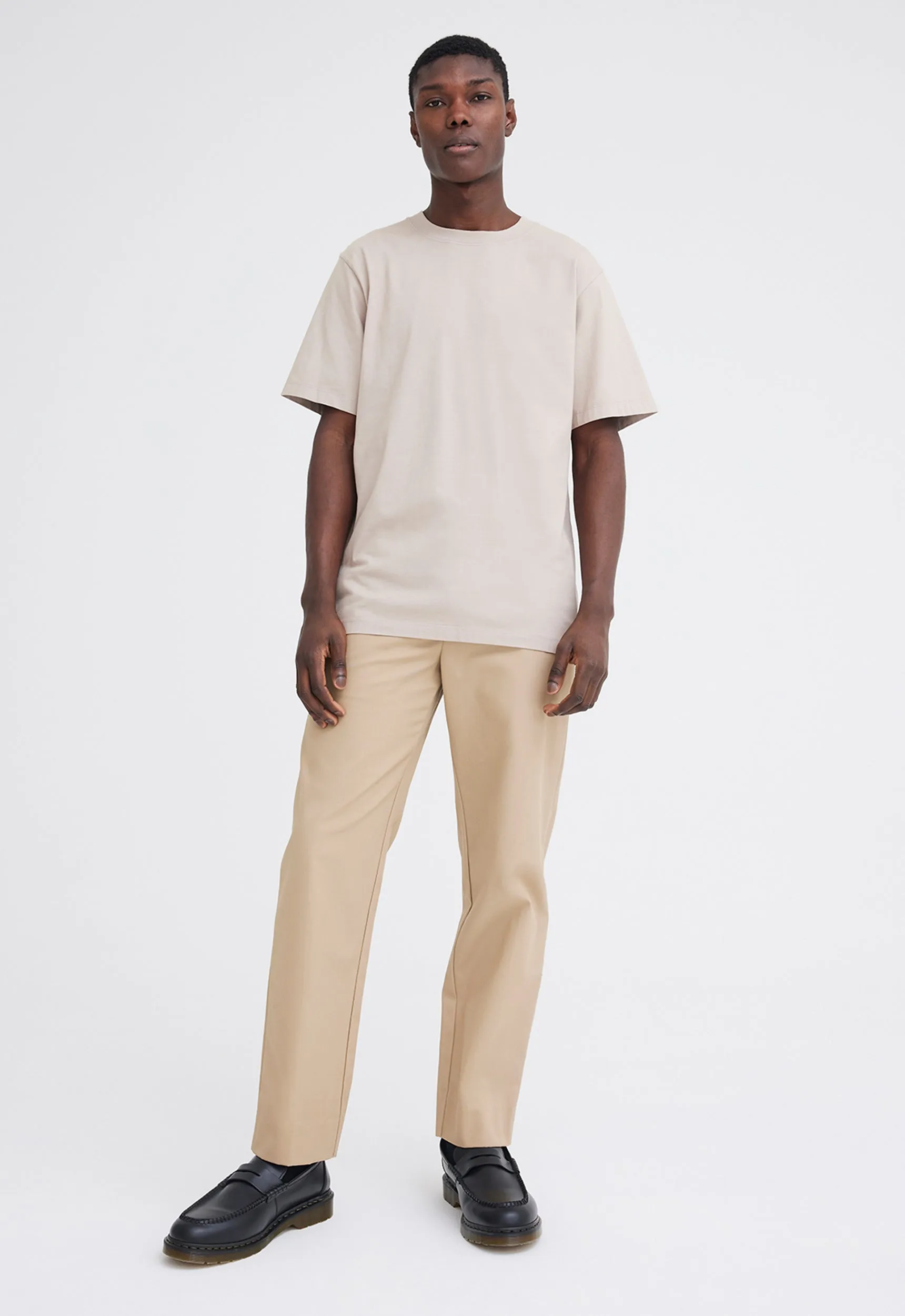 Mills Cotton Tee - Flaxen Beige