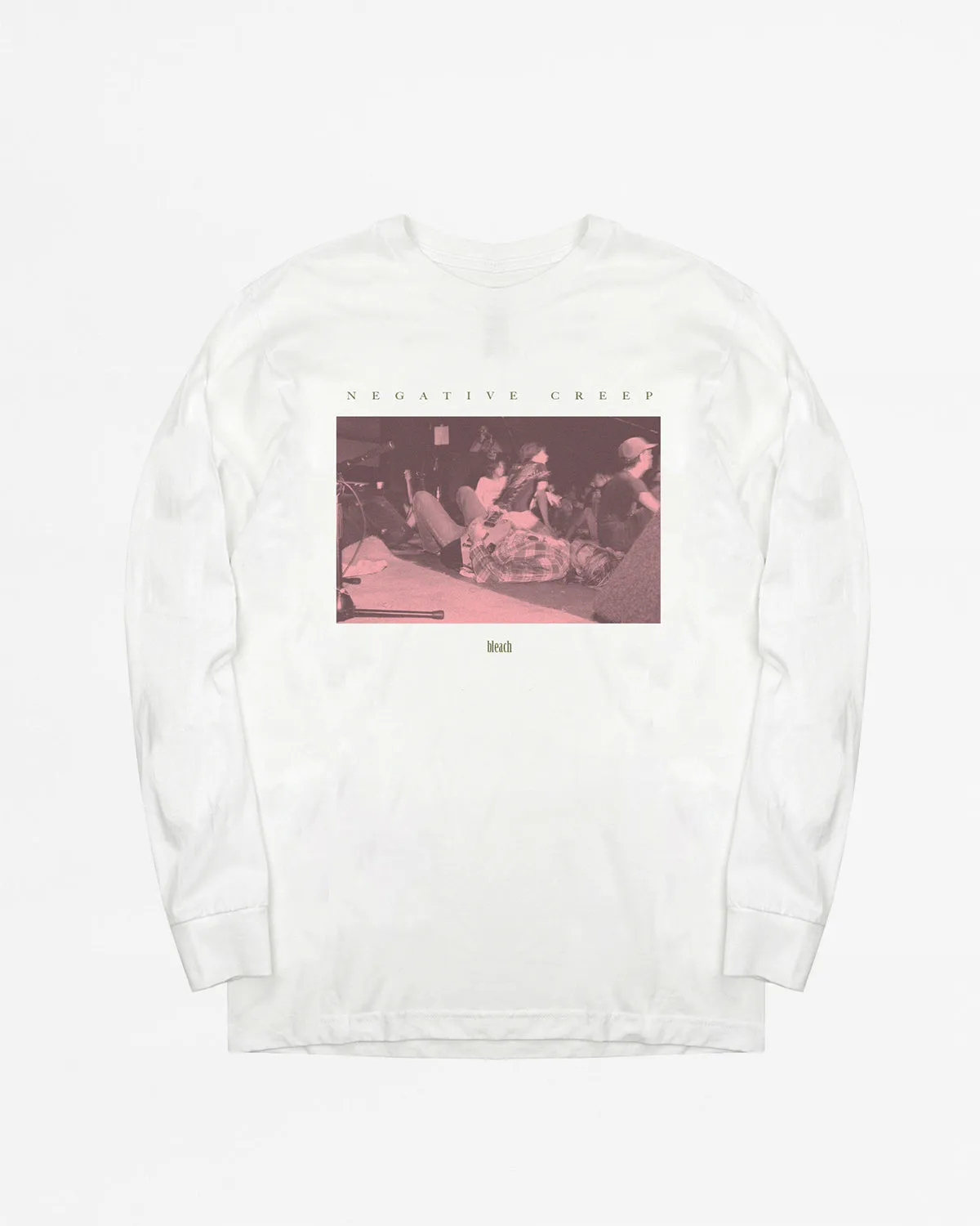 MN07 Negative Creep LS Tee - White