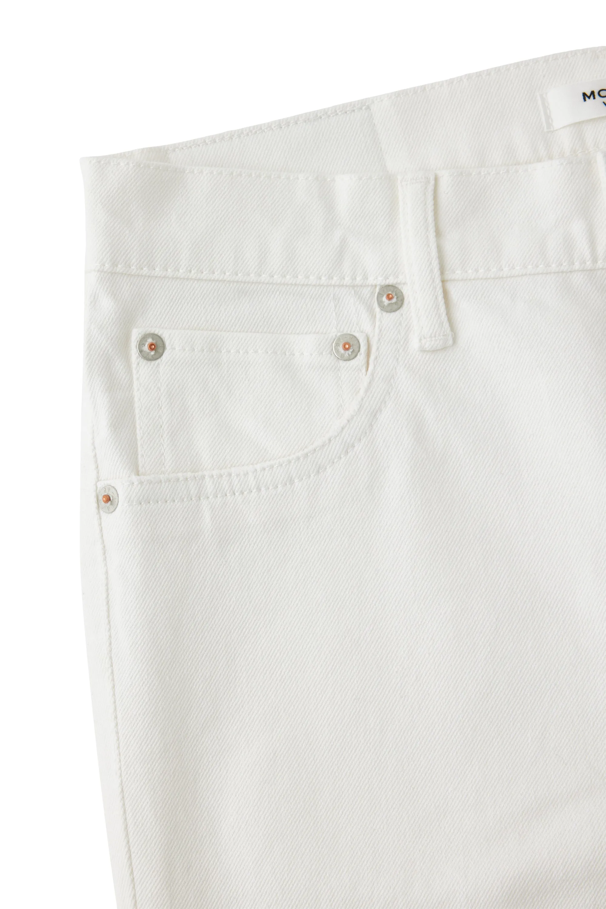 Moussy Denim Pisgah Skinny Jeans in White