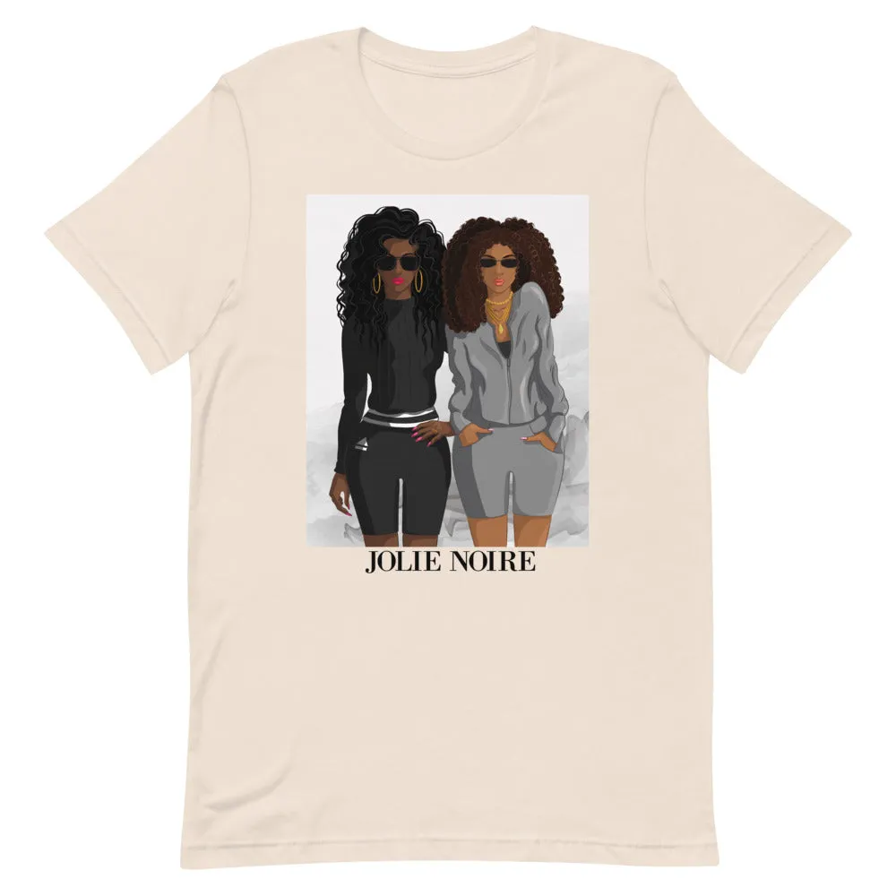 NOIRE X JOLIE NOIRE Homegirl Tee- Soft Sand