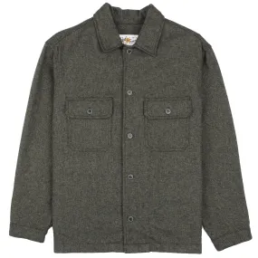 Over Shirt - Triple Yarn Twist Brushed Flannel - Forest Green