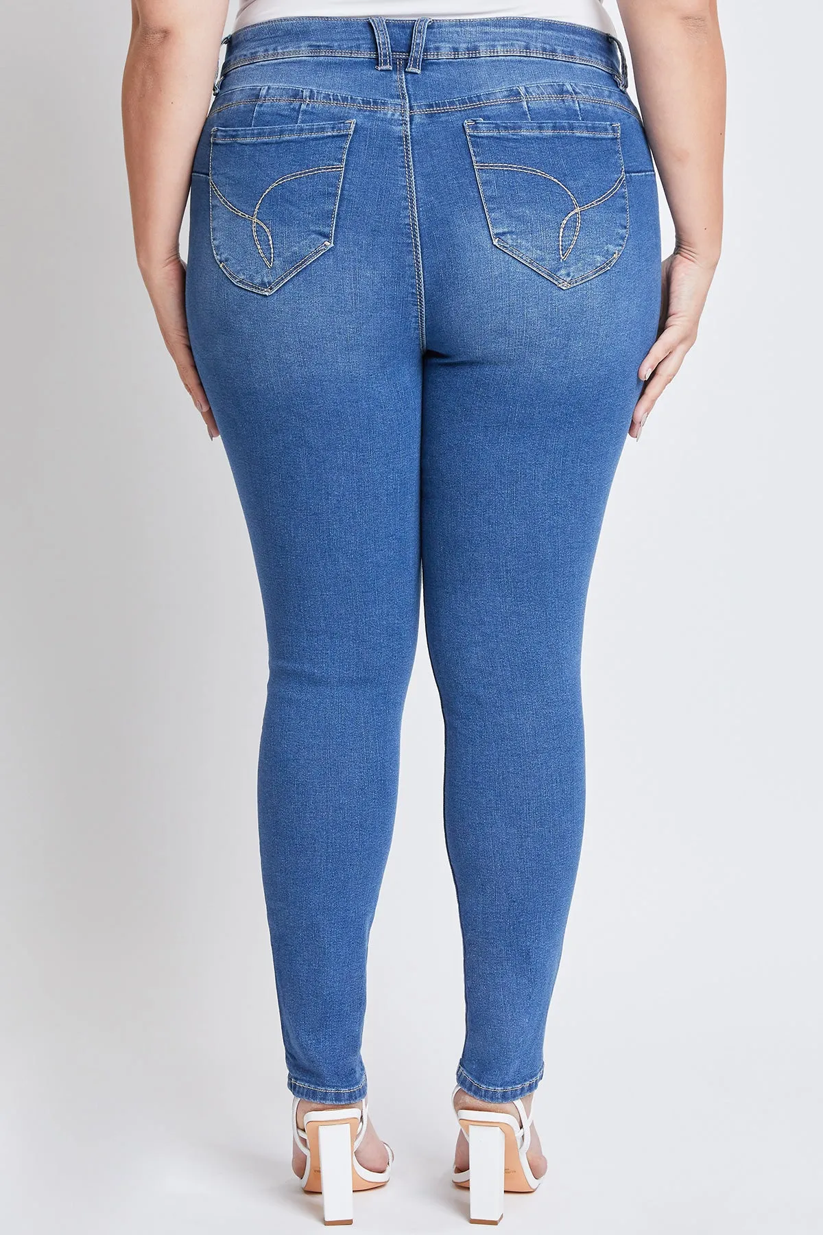 Plus Size Women's Sustainable WannaBettaButt Skinny Jeans