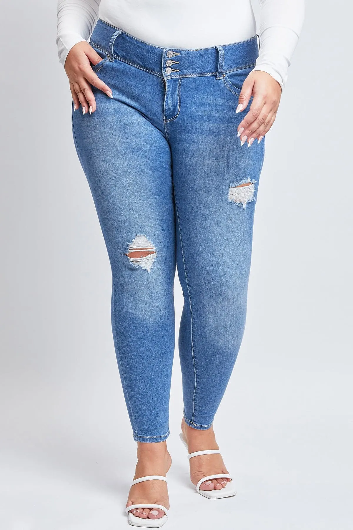 Plus Size Women's WannaBettaButt Skinny Jeans