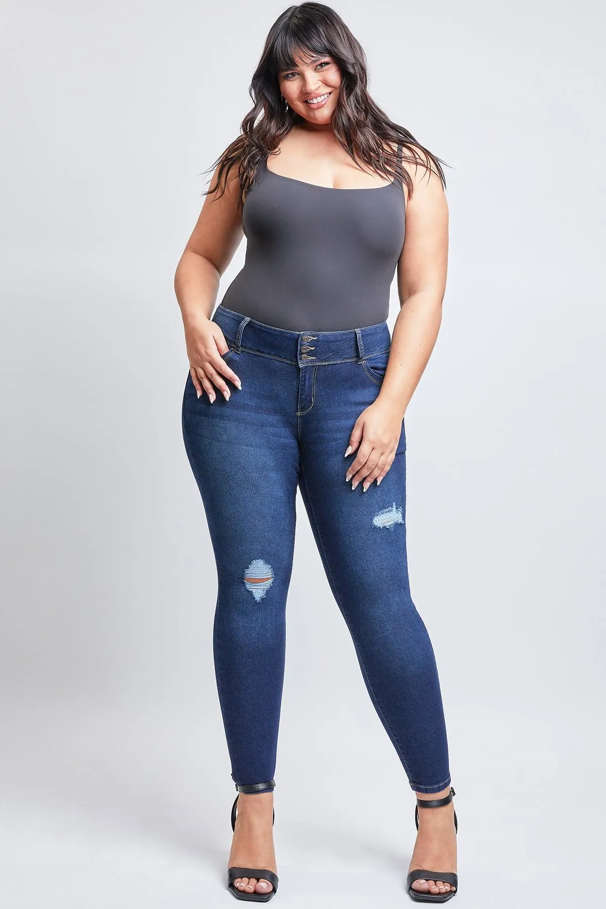 Plus Size Women's WannaBettaButt Skinny Jeans