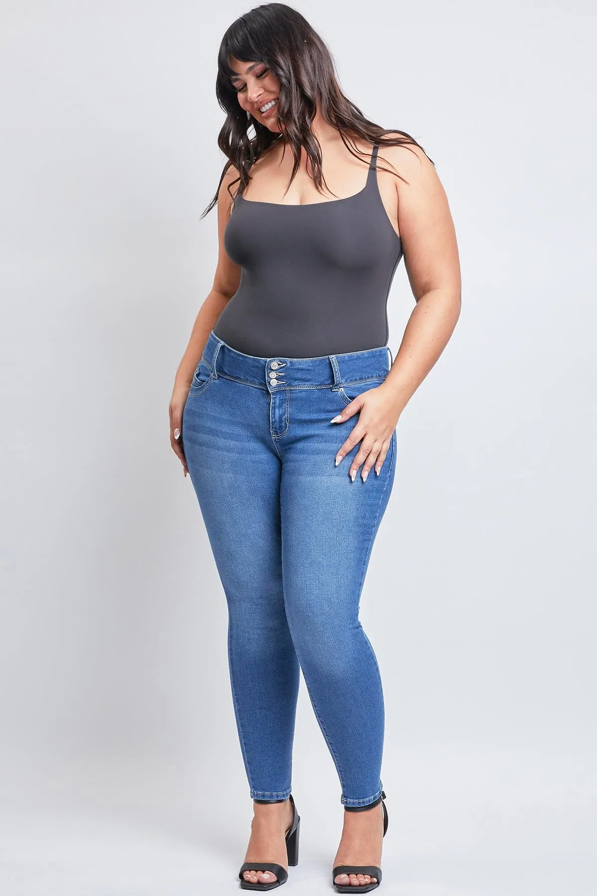 Plus Size Women's WannaBettaButt Skinny Jeans