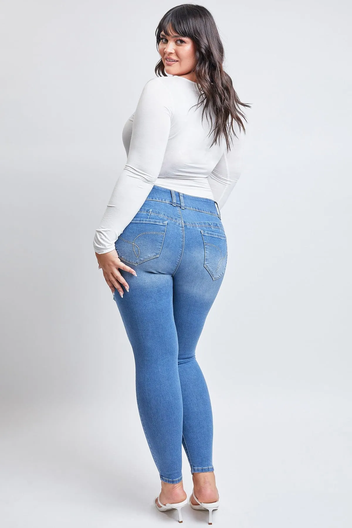 Plus Size Women's WannaBettaButt Skinny Jeans