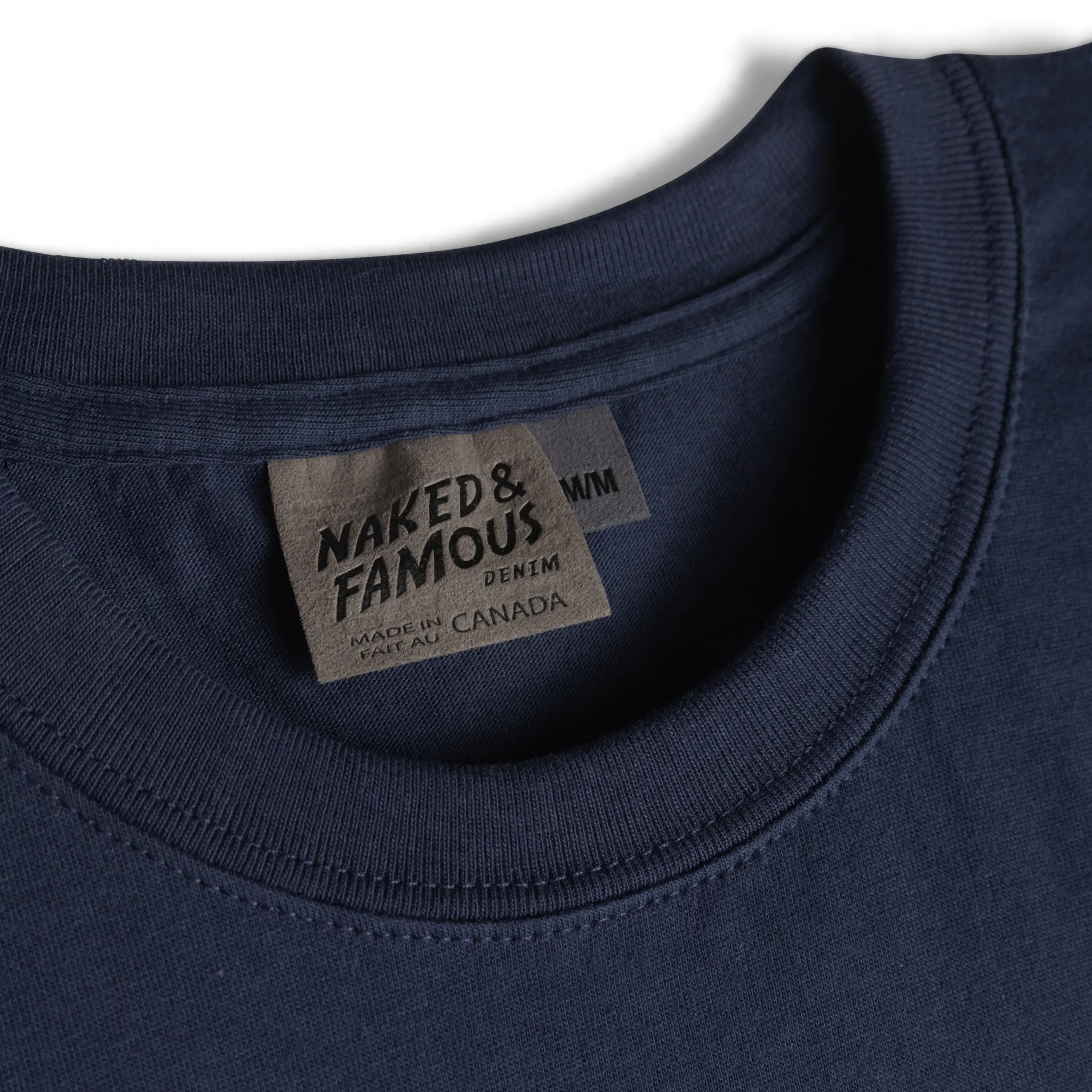 Pocket Tee - Navy   Mid-Century Pique