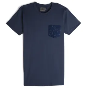 Pocket Tee - Navy   Mid-Century Pique