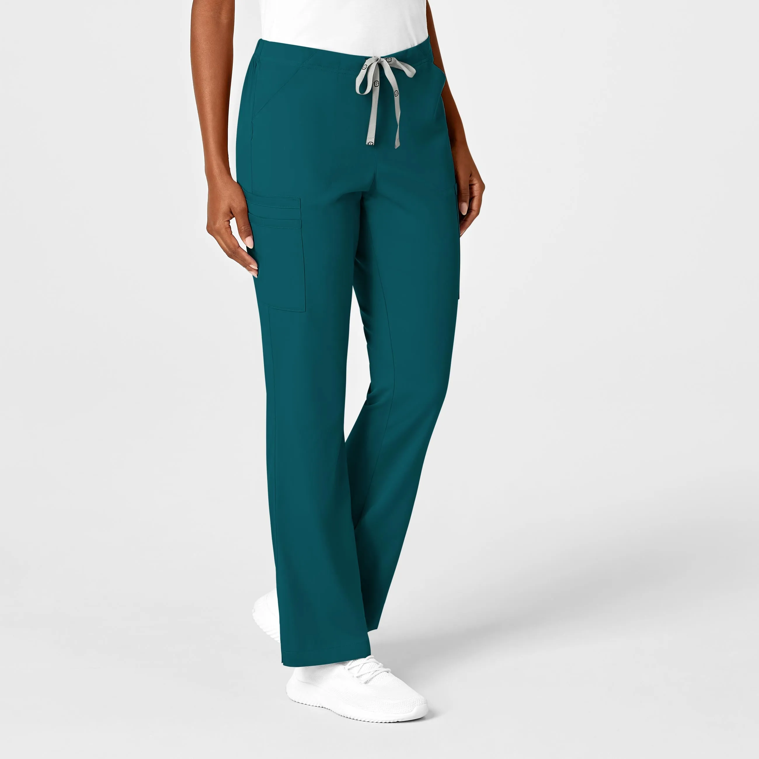 PRO Women's Moderate Flare Leg Scrub Pant - Caribbean