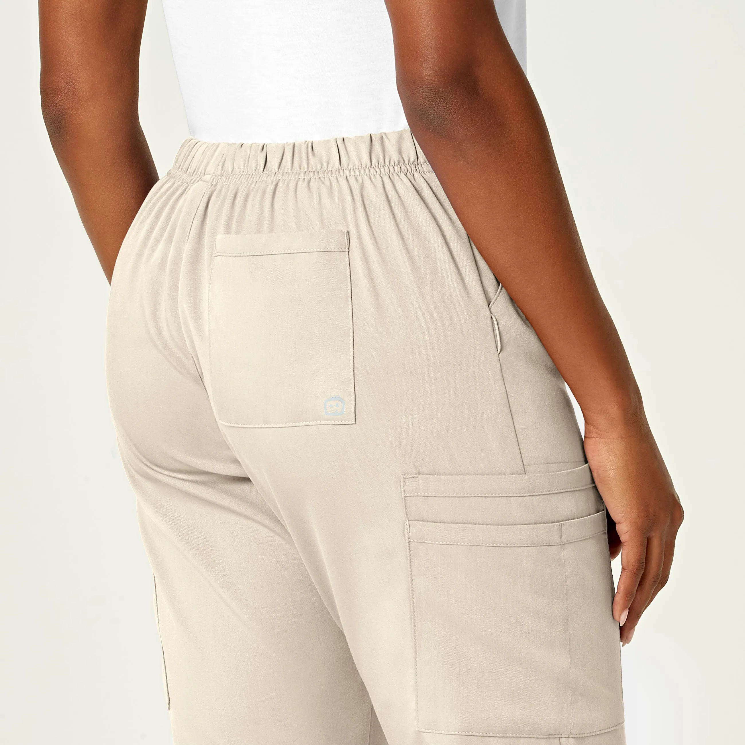 PRO Women's Moderate Flare Leg Scrub Pant - Khaki