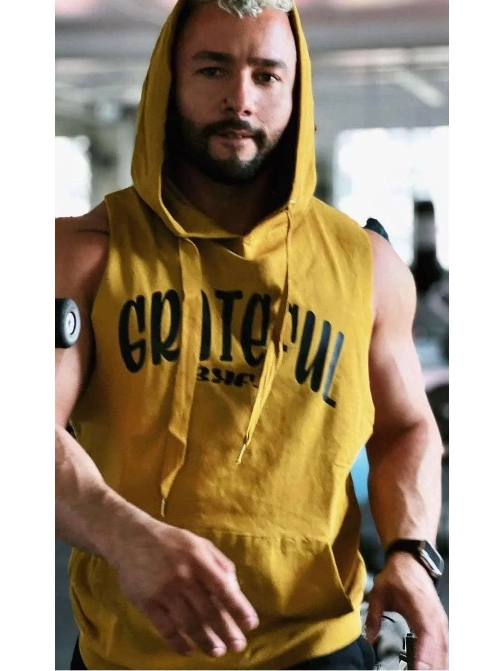 "Grateful BKFJ" Sleeveless Hoodie