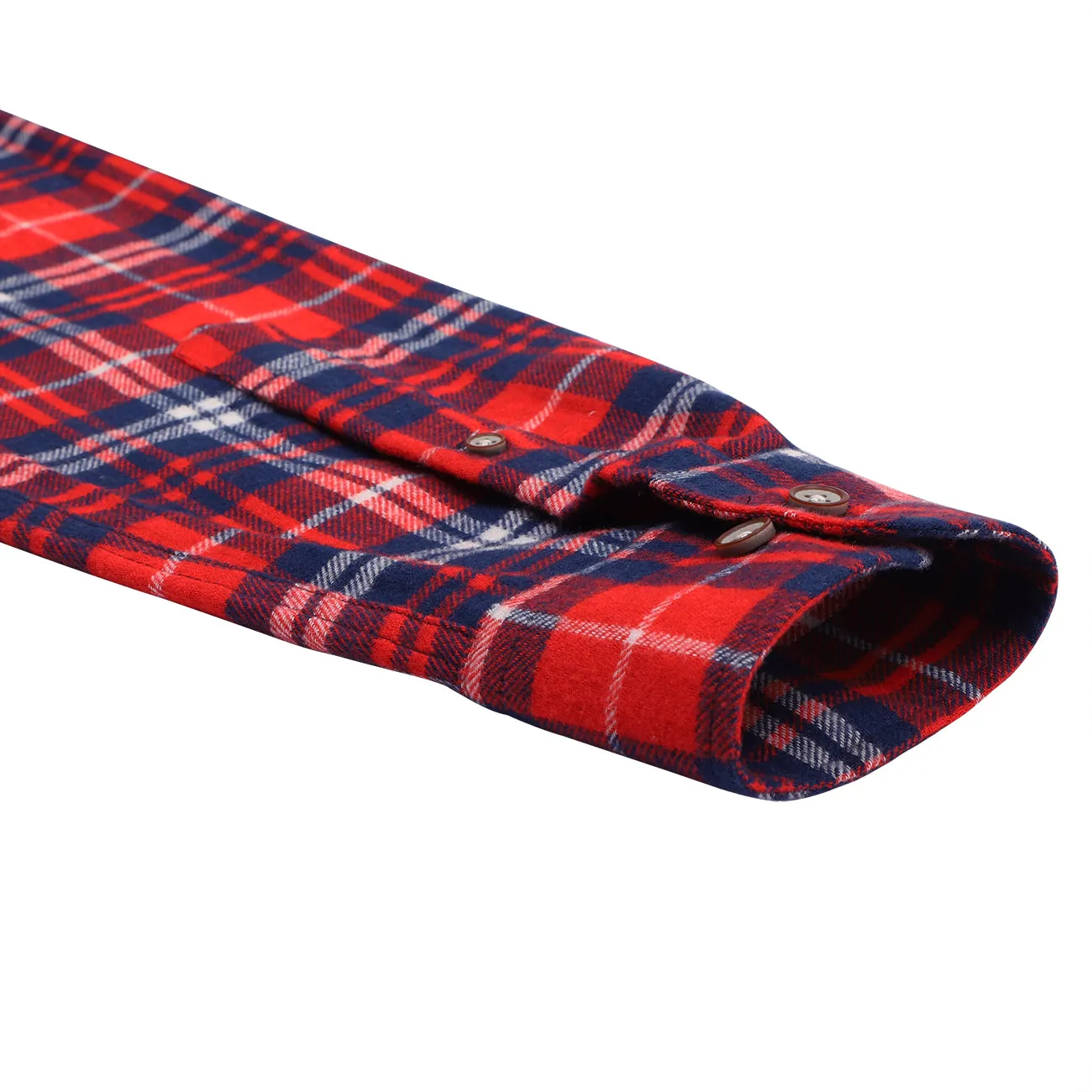 Sherwin Red Check Flannel Regular Fit Casual Shirt