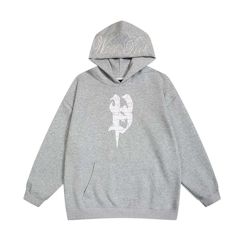 Shielded Script | Streetstyle Graphic Hoodie