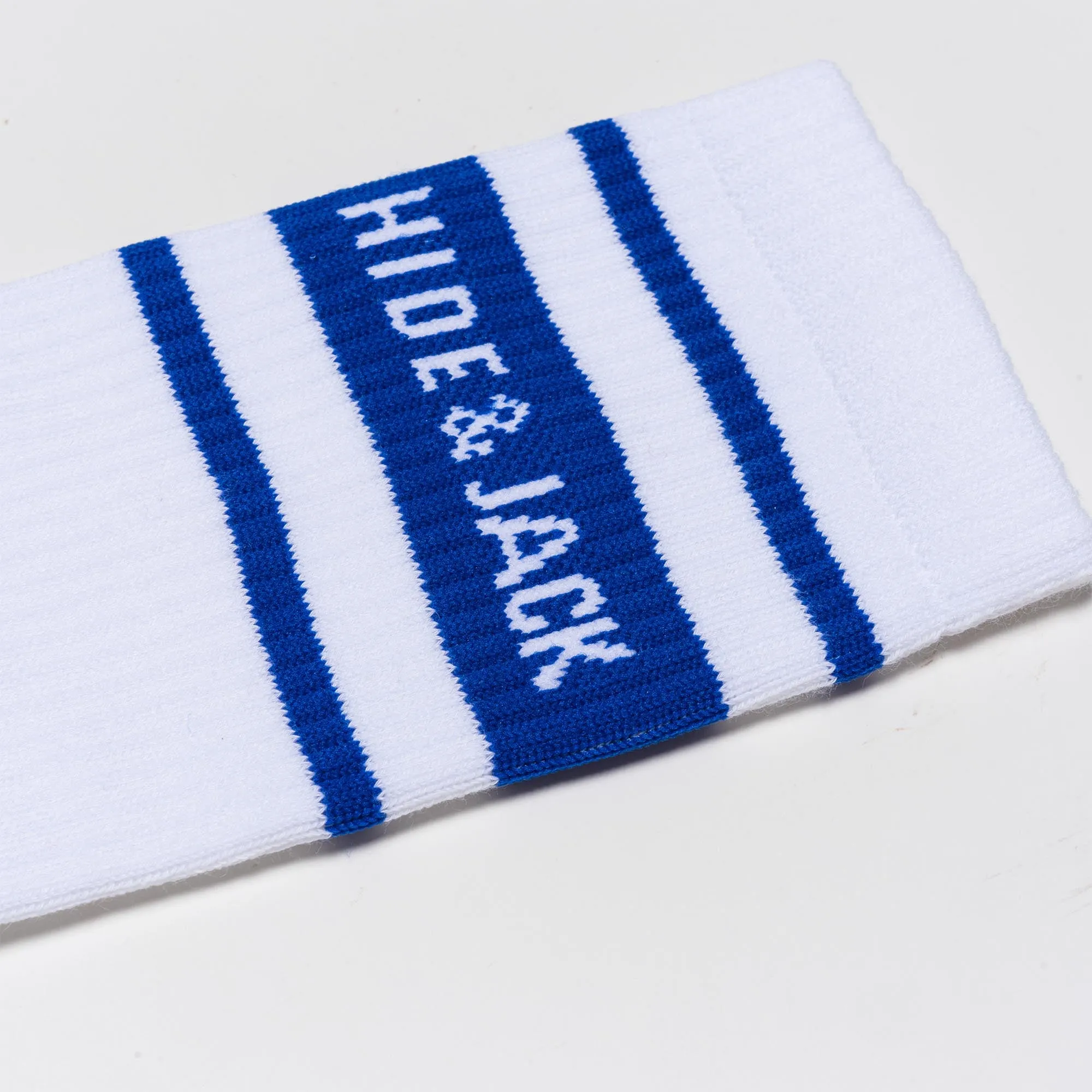 Socks White Blue